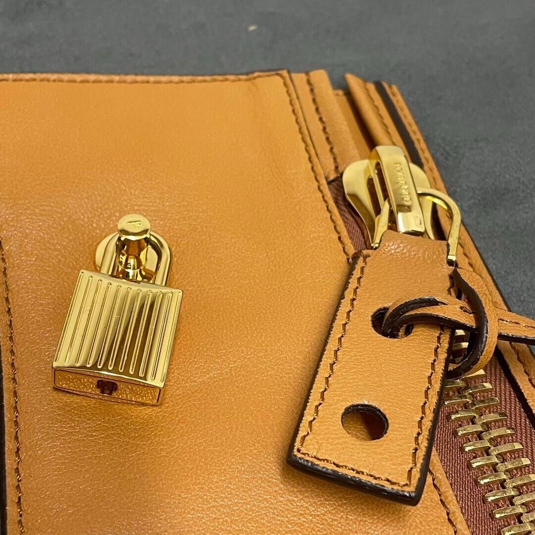 Tom Ford Alix Fold Over Clutch Handbag W/Pouch & Dust Bag Tom Ford Alix Fold Over Clutch Handbag W/Pouch & Dust Bag