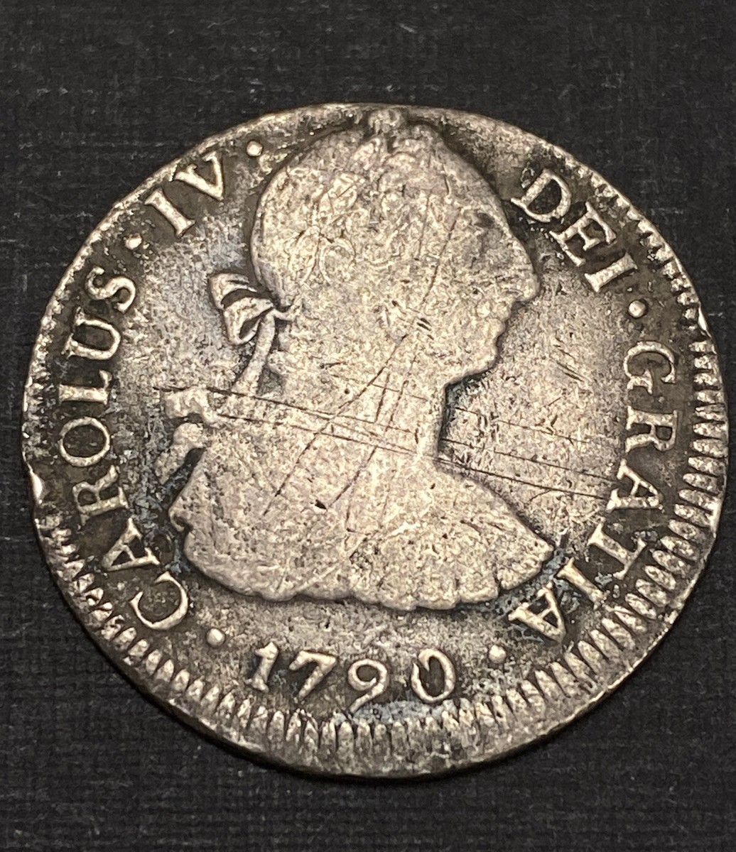 1790 FM 2 Reale Mexico Silver Old Colonial Treasure 1St U.S. Legal Tender  Coin $ | eBay