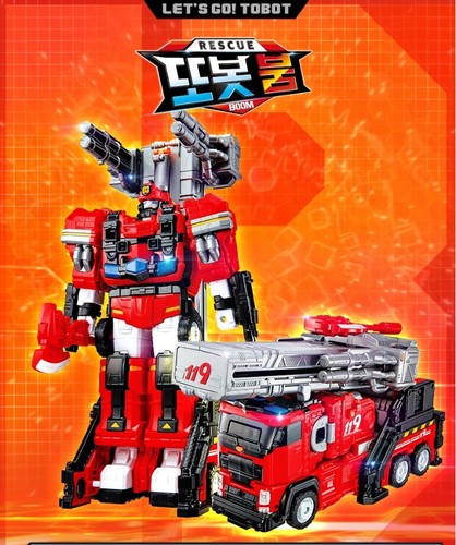 Tobot Rescue TOBOT BOOM Fire Engine Truck Red Great Transforming Robot Toy 2023 - Picture 7 of 15