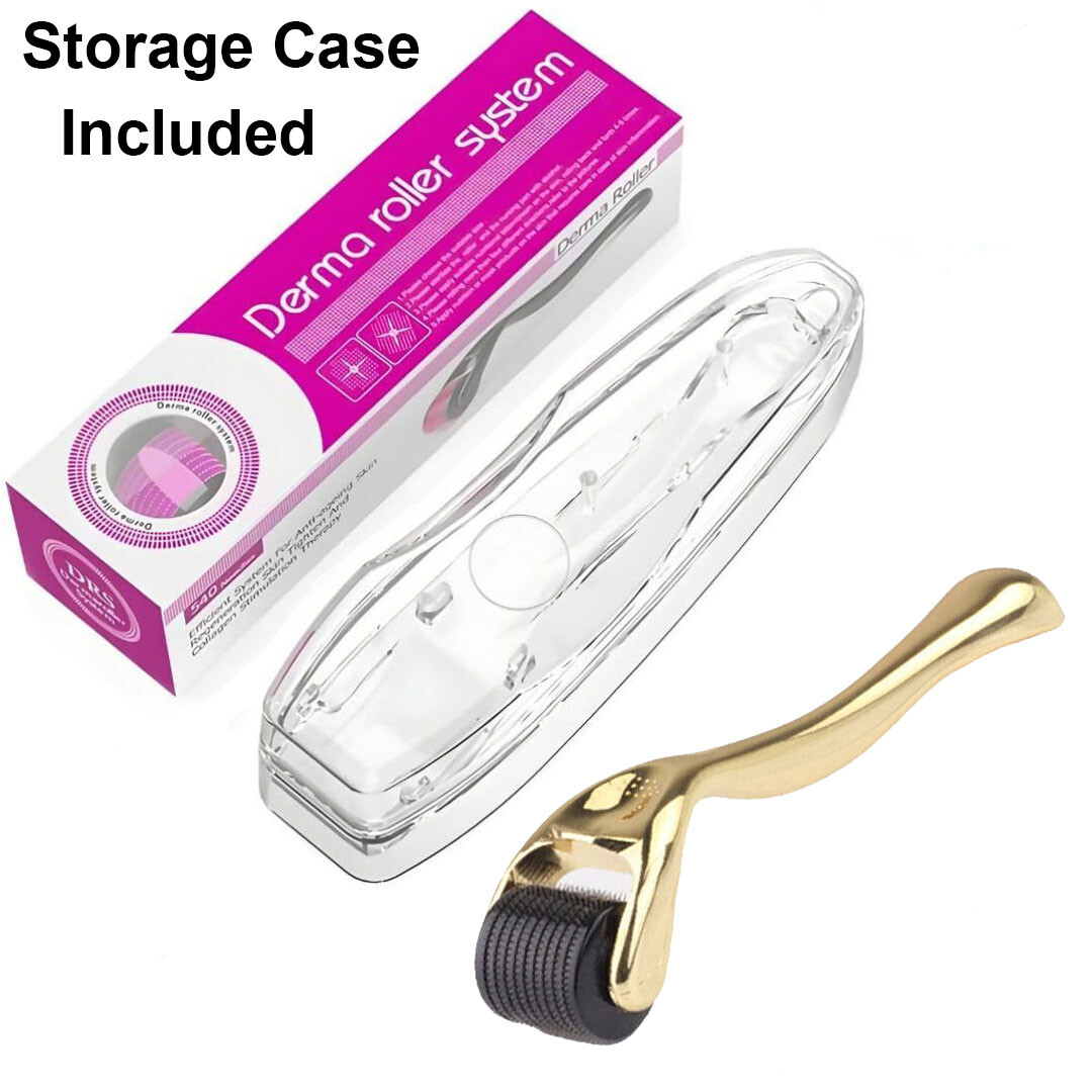 Derma Roller 0.50 Mm Pour Barbe Et Perte De Cheveux – Neuf – Expiration Avril 2027 – Unisexe