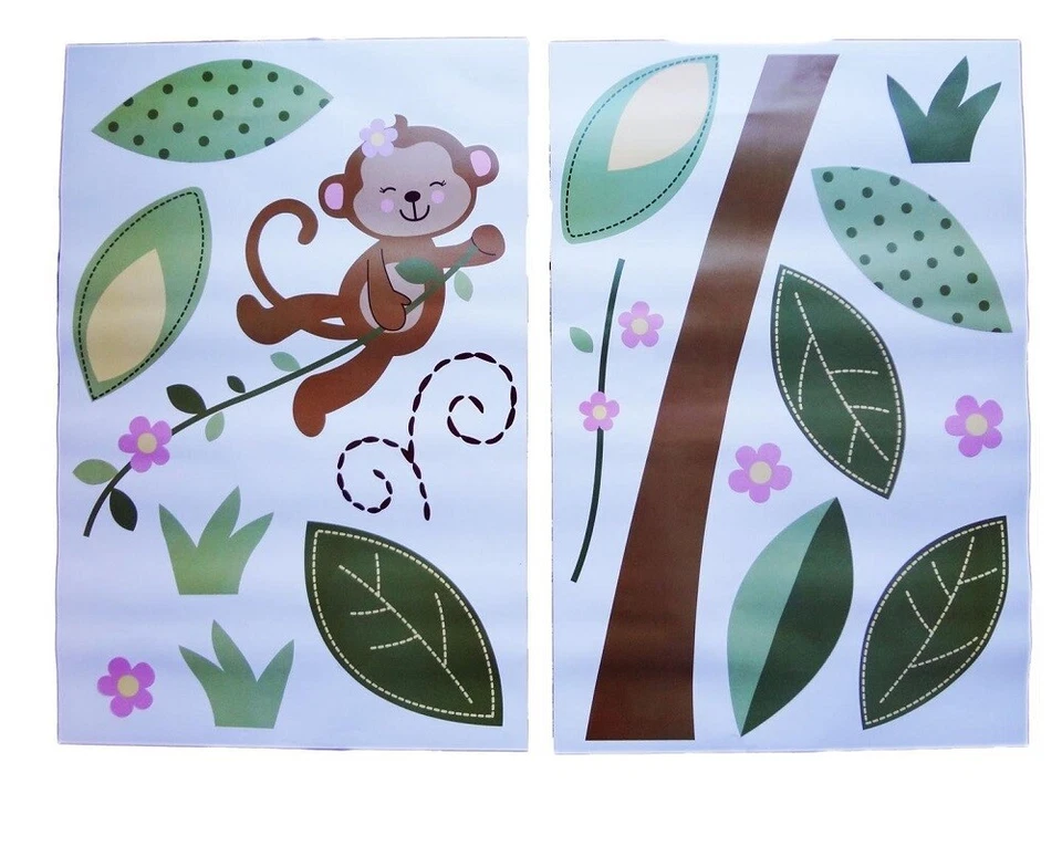 Calcomanía de pared grande Little Boutique Jungle Girl Foto 2 de 3