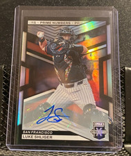 Luke Shliger 2023 Elite Extra Prime Numbers Auto (A) #67/200 - Giants