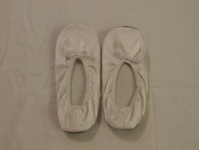 Girls 10-13 Ballet Dance Slippers White Halloween Costume