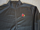 University of Louisville Cardinals Full Zip Black Jacket Mens L (Large) Ouray