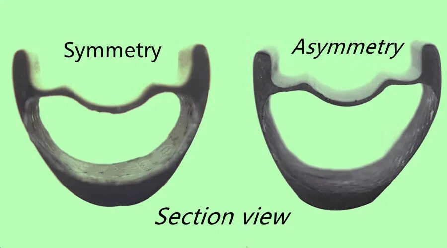 Супер легкий 29er XC AM DH ассиметричный углеродного волокна горный велосипед обод бескамерный 28H - Изображение 4 из 4