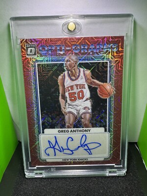 2022-23 Panini Donruss Optic-Opti-Graphs Choice Prizm #OG-GRA Greg Anthony (AU)