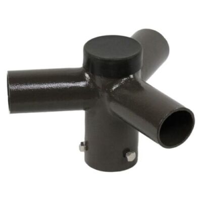 Tenon Adapter Round Pole 1/2/3/4 Horizontal Shoe Box Street Pole Parking Light