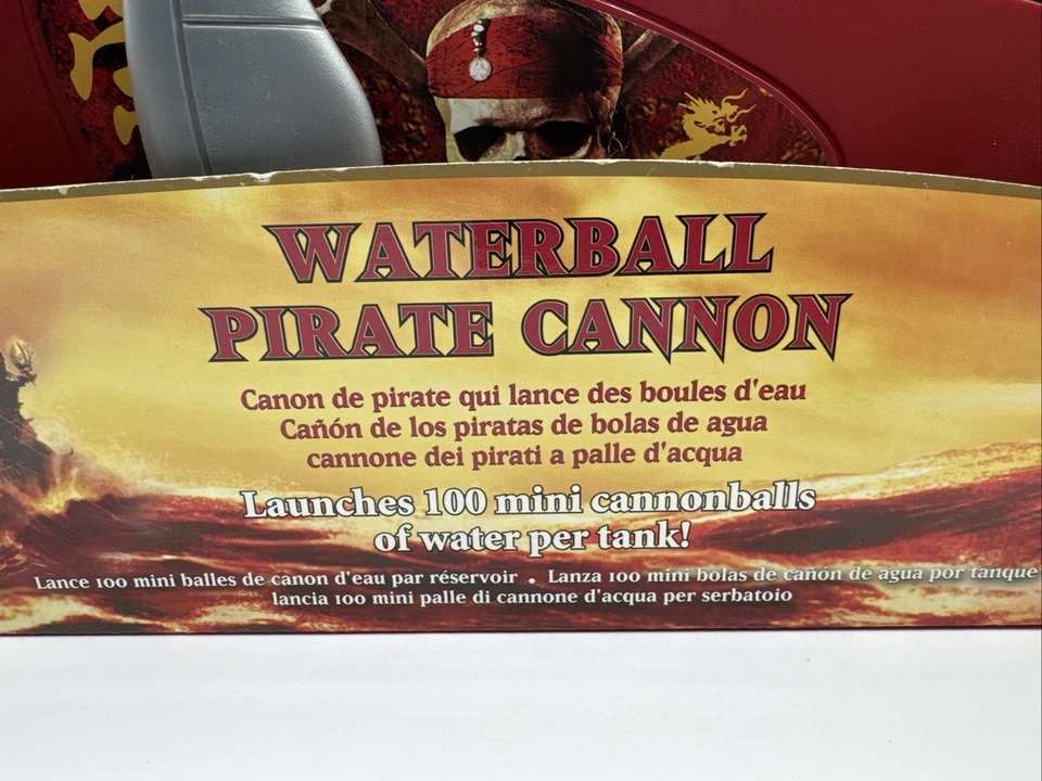2006 Pirates Of The Caribbean At Worlds End Waterball Pirate Cannon Disney - Image 2 of 4