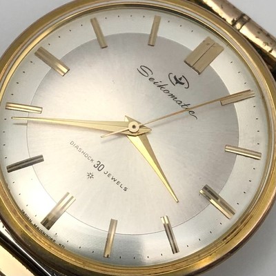Vintage 1962 SEIKO Seikomatic GOLD FILLED 30 Jewels 15031D 