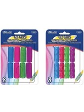 BAZIC Assorted Color  Shape Gel Pencil Grip Pen Grip, Finger Grip for Kids Left