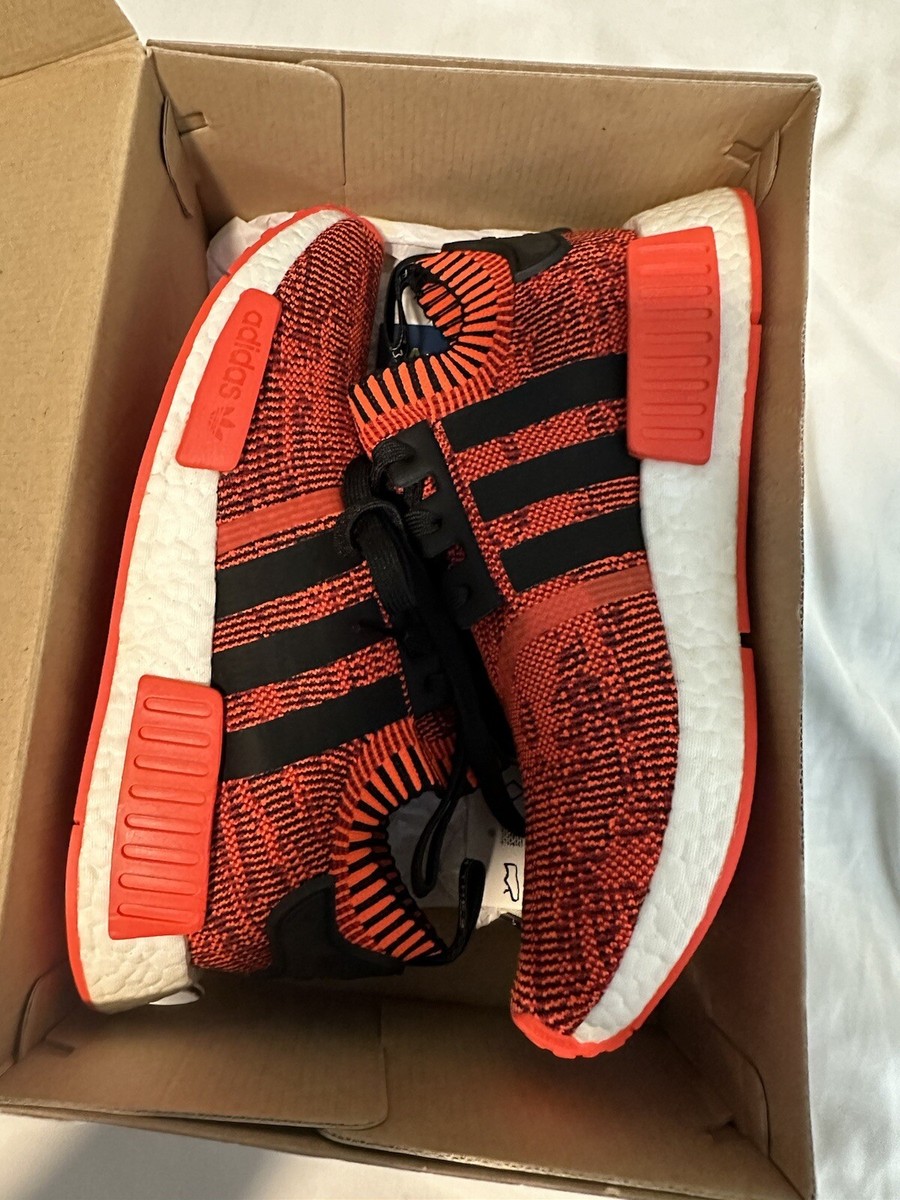 Size 8.5 - adidas NMD_R1 Primeknit AI Camo Pack Red Apple | eBay