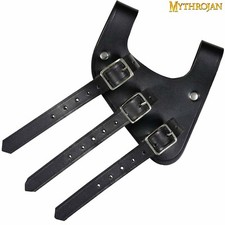 Leather Belt Armor Medieval Side Sword Hanger Renaissance Cosplay Rapier Holder