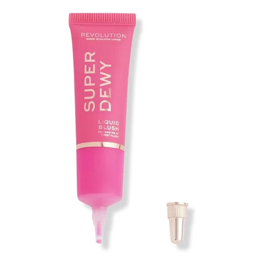2PK Makeup Revolution SuperDewy Liquid Blush .5oz You Had Me At First Blush Pink - Picture 2 of 2