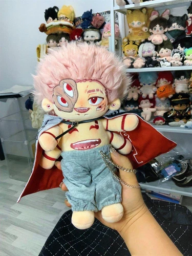 Jujutsu Kaisen Anime Figure Ryomen Sukuna 25cm Plush Doll - Foto 3 di 6