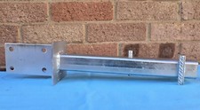 HEAVY DUTY GALVANISED-INTERNAL-POST SUPPORT FOOT THICKNESS: 5mm; 100mm (4")