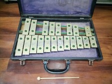 Percussion Xylophone 20 Key Instrument Mallets Drum Pad Student Case Velvet