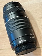 Canon EF 75-300mm f/4-5.6 III Telephoto Zoom Lens for Canon DSLR/SLR Nice!