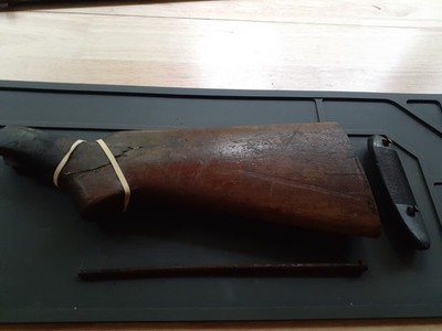 Columbia Vintage Shotgun Stock 20 GA Poor Condition Includes Bolt & Buttplate 