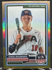 Joshua Woodworth 2023 USA Baseball Stars & Stripes Bronze Silver Gold Prizm
