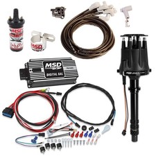 Msd 85555 Fits Chevy Black Billet Distributor Ignition Kit6425331223