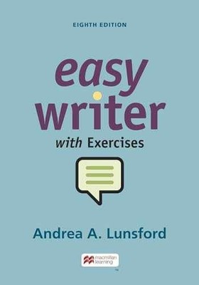 EasyWriter with Exercises - Spiral-bound, by Andrea A. Lunsford - Acceptable