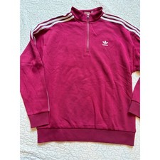 Adidas Originals Womens Quarter Zip Trefoil Size Small NWOT
