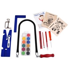 Pebaro Laubs&auml;ge-Set, 17-Teilig, mit Malkasten, Komplettset