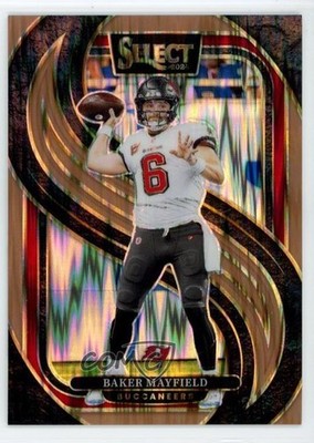 2024 Panini Select Premier Level Copper Shock Prizm 153/299 Baker Mayfield 1k9t