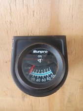 Sunpro 2 Vintage Style Oil Pressure Gauge Black Bezel Sunpro 2 Vintage Style Oil Pressure Gauge Black Bezel