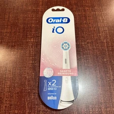 Oral-B iO Gentle Care Toothbrush Replacement Brush Head Refill White 2 Pack