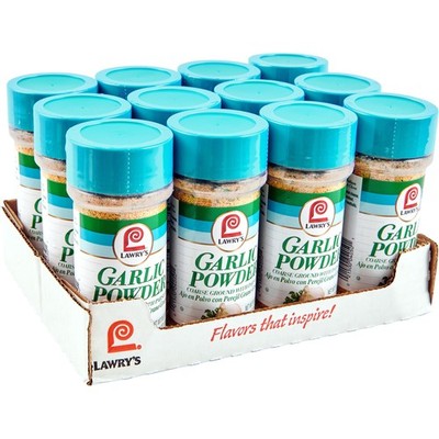 Lawry s Coarse Ground with Parsley Garlic Powder 5.5 oz PACK OF 12