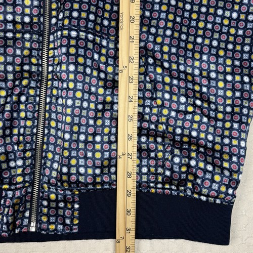 Enyce Y2K 90s Mens XXL Full Zip Hoodie Geometric All Over AOP Streetwear Hip Hop - Picture 9 of 11