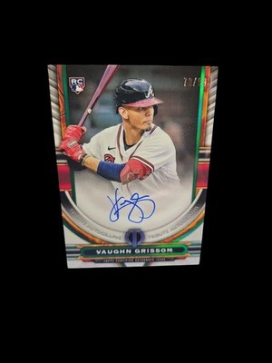 2023 Topps Tribute - Tribute Autographs Vaughn Grissom #TA-VGR Green /99 (AU,...