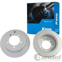 2X Kavo Parts Bremsscheiben 262Mm Voll Hinten Passend FüR Chrysler Sebring Mitsu