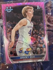 2022-23 Bowman University Chrome #41 Gradey Dick Pink