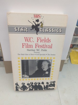 W.C. Fields 1985 Film Festival Star Classics VHS Pre-owned