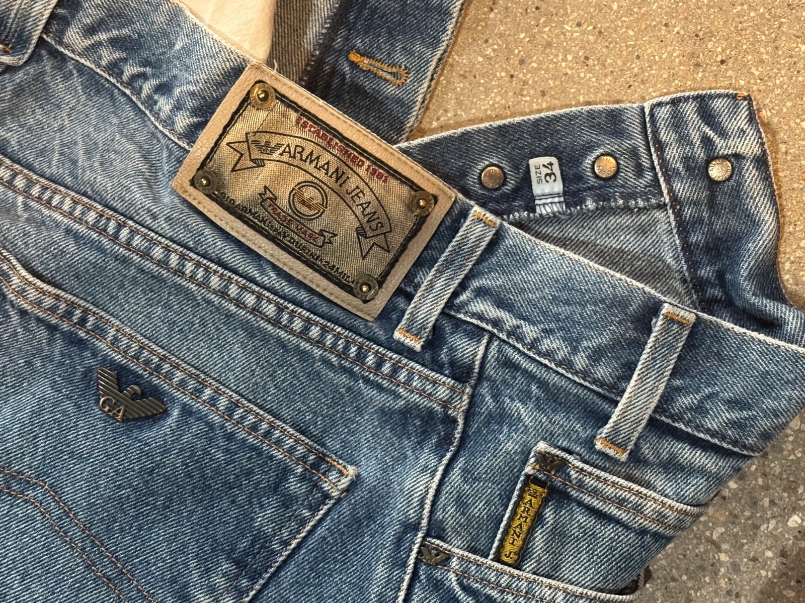 vintage Armani denim jeans - Gem