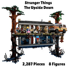 NEW Stranger Things The Upside Down 2,287 Pieces Building Blocks Kids Toys