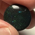Black Opal with Green throughout. Cabochon with Iridescent Flecks 5cts — photo 1