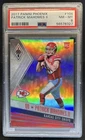2017 Panini Phoenix Patrick Mahomes II RC Rookie #104 Chiefs PSA 8
