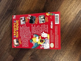 Krusty's Fun House Nintendo NES Complete CIB ALL inserts including reg card