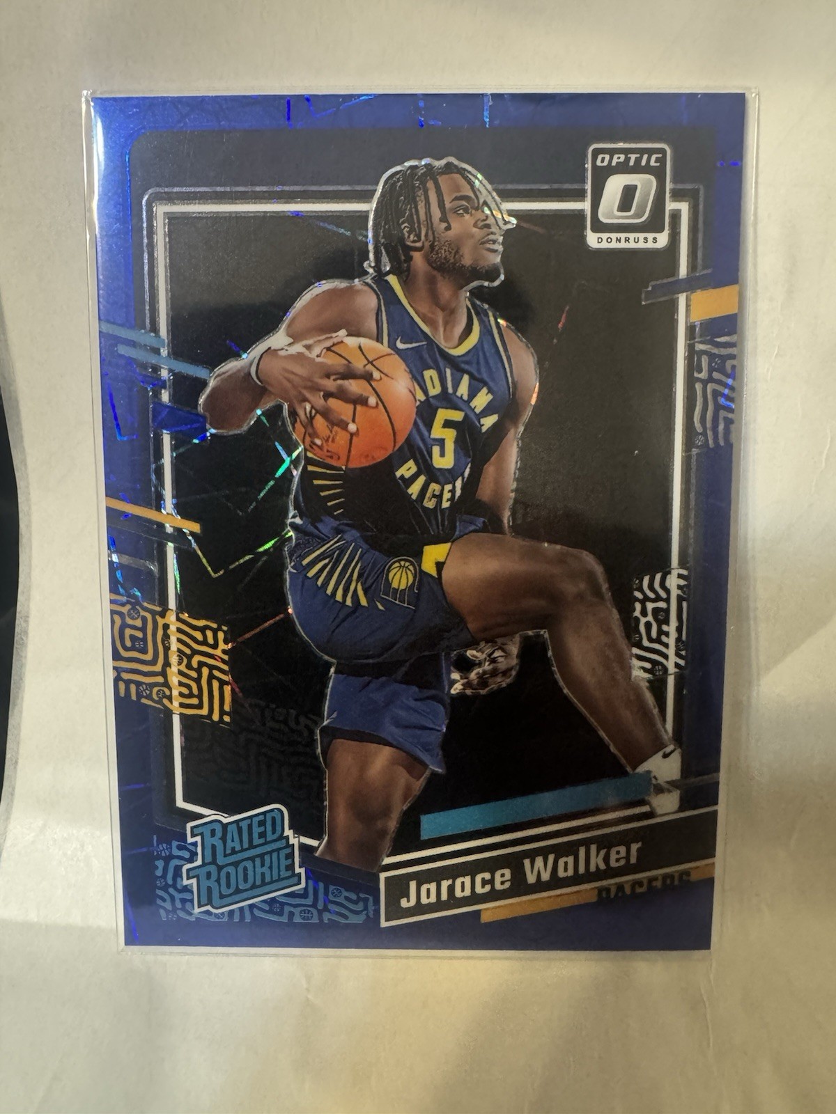 2023-24 Donruss Optic Basketball Blue Velocity Rookie Rated Jarace Walker #226
