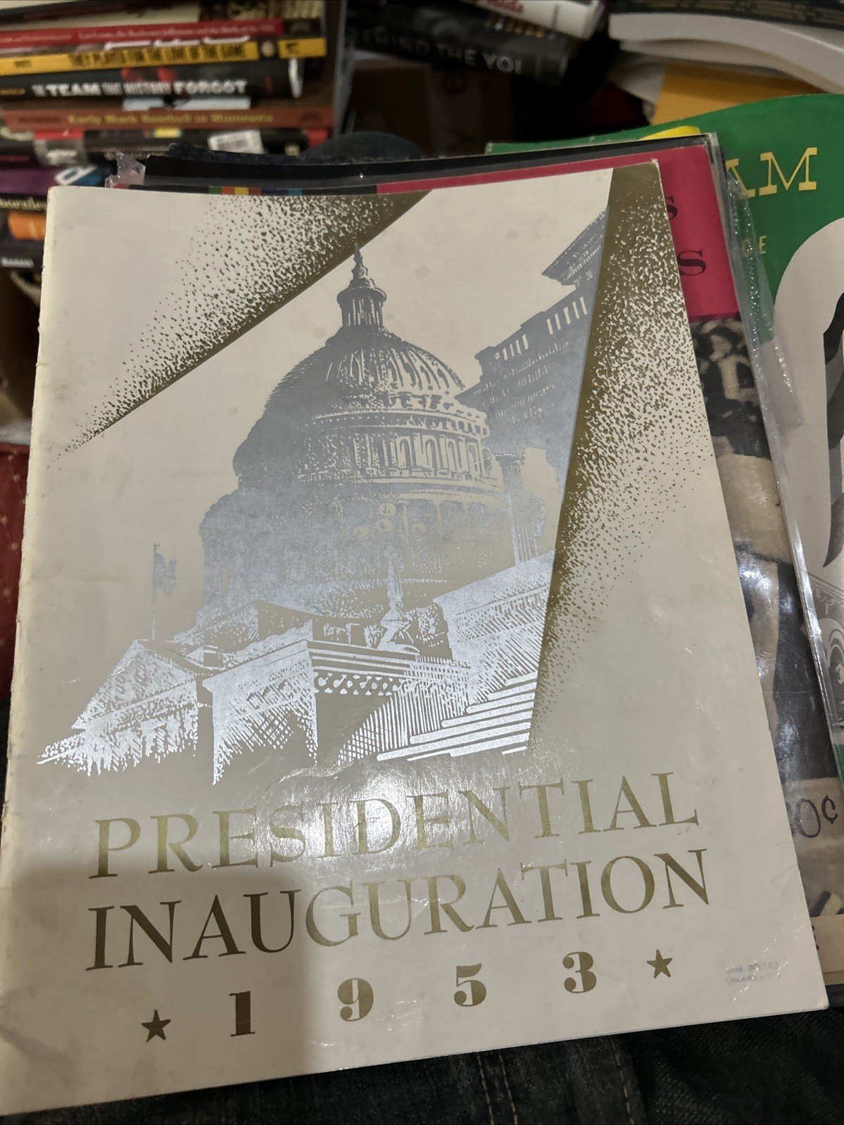 Vintage 1953 Presidential Inauguration Program Dwight Eisenhower Richard Nixon