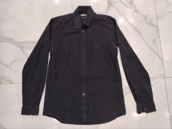 Women DKNY Shirt Black Cotton 36 / S / 44 #BN6X