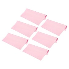 Microfiber Cleaning Cloth 6" x 6" Suede for Camera Lens Eyeglasses Pink 24pcs