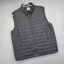 Mack Russo Puffer Vest Mens 2XL Gray Lightweight Insulated Outerwear Preppy NEW