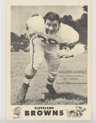 1951 Cleveland Browns Team Issue Weldon Humble 2zr