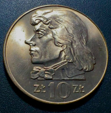 POLaND - 10 Zlotych 1969 Tadeusz Kosciuszko - The Polish People s Republic *UNC