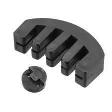 2 Pack Violin Mute, Rubber 3/4 4/4 Practice Violin Mute Full Size