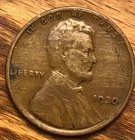 1930 Lincoln Wheat Cent Woody Wood Grain Improper Alloy Mix Error Unique Penny